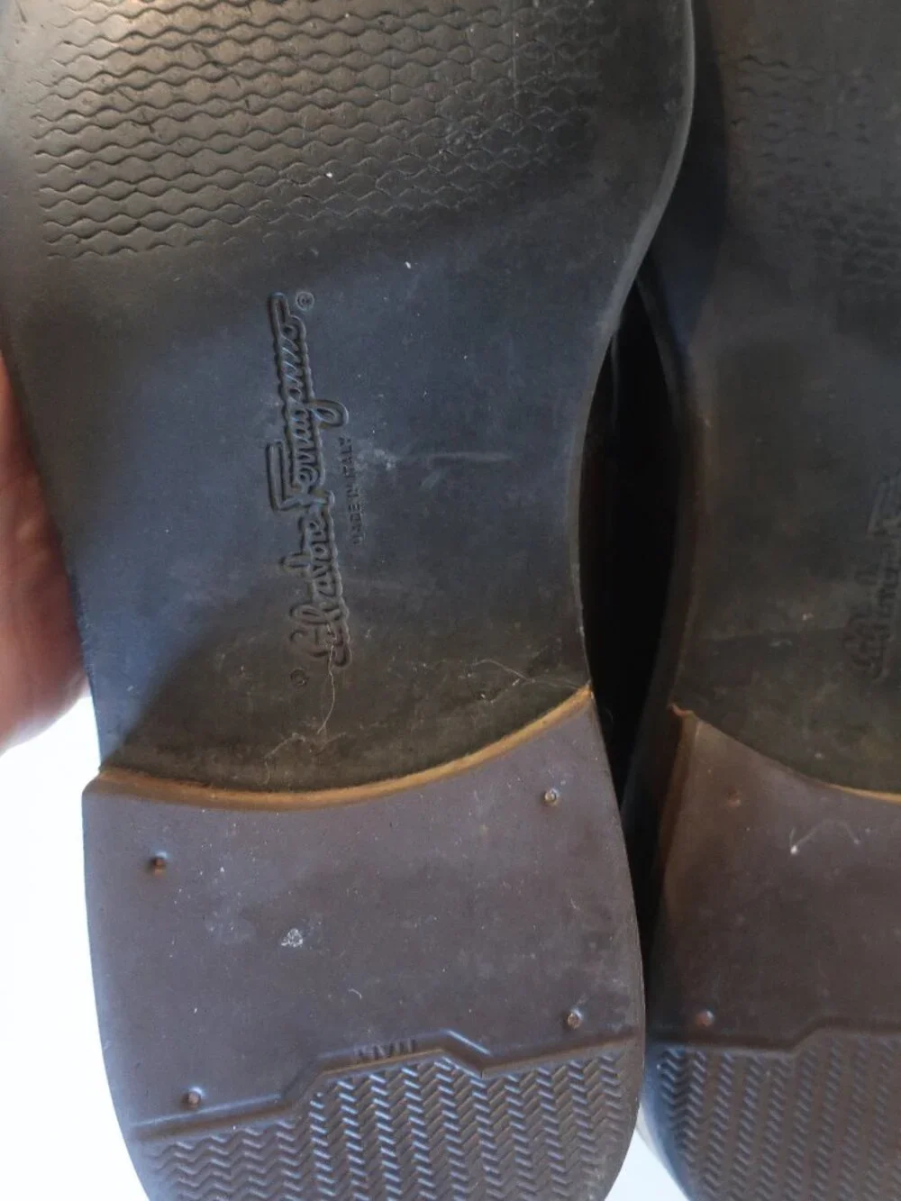 Mens Ferragamo Brown Leather Chukka Boots 9 EE